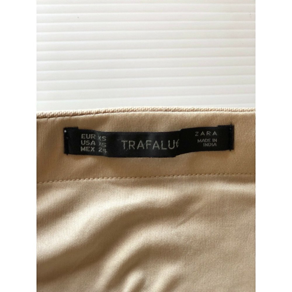 Zara Womens Beige Sequin Beaded Mini Skirt Size XS - Picture 5 of 11